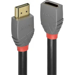 Lindy 0.5m HDMI 2 Verlängerung 36475 HDMI-Kabel, 4K UHD, vergoldete Steckkontakte