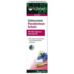 hübner Zahnpasta Zahncreme Paradontose-Schutz - Schwarzkümmel-Öl 50ml
