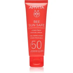 Apivita Bee Sun Safe Hydra Fresh Face Gel-Cream SPF50 feuchtigkeitsspendende Gel-Creme SPF 50 50 ml