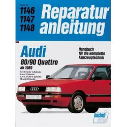 Reparaturanleitung / 1146-48 / Audi 80/90 Quattro (Ab 1989), Gebunden