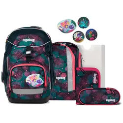 ergobag pack 6-teiliges Schulrucksack-Set 2025 KorallBär