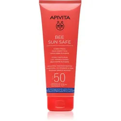 Apivita Bee Sun Safe Hydra Fresh Milk SPF50 Sonnenlotion für Gesicht und Körper SPF 50 200 ml