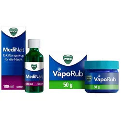 Wick MediNait Erkältungssirup für die Nacht 180ml + Wick VapoRub