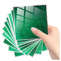 COOL-i ® Fliesenaufkleber, 10 Stück PVC selbstklebende, wasser- und ölabweisend, für Küche, Bad