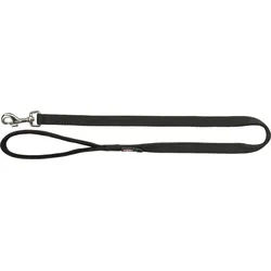 TRIXIE Premium Leine, M–L: 1,00 m / 20 mm, schwarz
