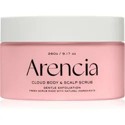 Arencia Fresh Cloud Lavender & Pear sanftes Bodypeeling für haare und körper 260 g