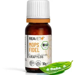 BIO Bachblüten Globuli - Mops Fidel ReaVET 10 g