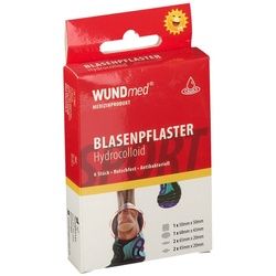 WUNDmed® Transparente Blasenpflaster Hydrocolloid Pflaster 6 St 6 St Pflaster