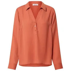 EDITED Langarmbluse Kim (1-tlg) Plain/ohne Details orange|rot 34