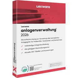 Lexware anlagenverwaltung 2026 Jahresversion 365-Tage
