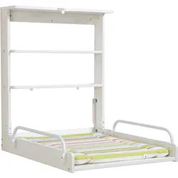 Roba Wandwickelregal Dschungelbaby , Weiß , Holzwerkstoff , 66.5x78x76.5 cm , Babymöbel, Wickelkommoden & Zubehör, Wickelkommoden