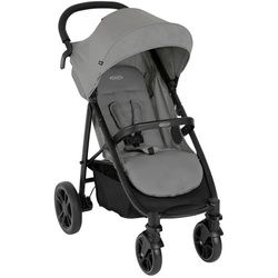 Graco Buggy , Grau , Textil , 60x104x94 cm , Feststellbremse, Fußstütze abklappbar, Federung, 5-Punkte-Gurt, für Babyschale geeignet, Transportsicherung, mit Tragegriff, Sitz umsetzbar, Einhand-Faltmechanismus, abnehmbarer Schutzbügel , Baby on Tour, Kinderwagen, Buggys