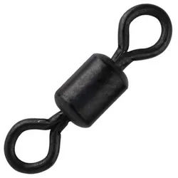 SPRO Schnurverbinder Spro Matt Black Rolling Swivel - Angelwirbel, (1-St) Gr. 5 / 32kg / 20 Stück