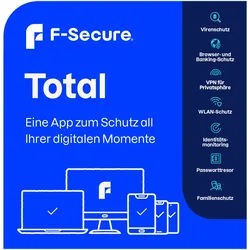 F-Secure Total 3 Geräte - 2 Jahre Software