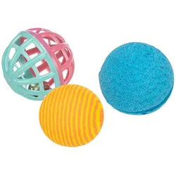 TRIXIE Tierball Set Spielbälle mit 3 Bällen