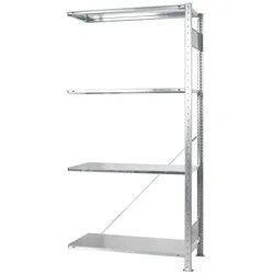SCHULTE Lagertechnik Steckregal Anbauregal MULTIplus150-Set, 2000 x 1000 x 600 mm (HxBxT)