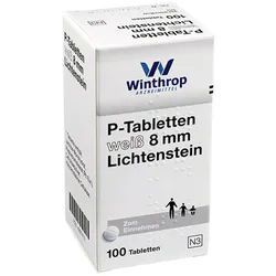 P Tabletten weiss 8 mm