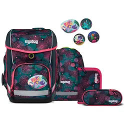 ergobag cubo 5-teiliges Schulrucksack-Set 2025 KorallBär