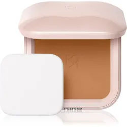 KIKO Milano Skin Lover Refining Face Powder Foundation Kompakt - PuderFoundation mit Matt-Effekt Farbton 09 Rich Caramel 10 g