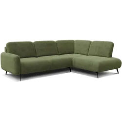 ECKSOFA FEBE 5-Sitzer rechts, olivgrün