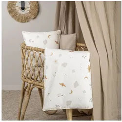 Julius Zöllner Babybettwäsche Night & Day Bettwäsche Organic 80x80+35x40, 2 teilig, Baby bettwäsche