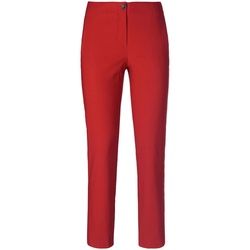 Le pantalon longueur chevilles Peter Hahn rouge