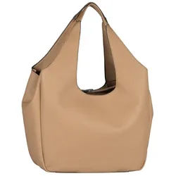 TOM TAILOR Shopper Analisa, klare Shapes und Logo-Lochmuster für einen modernen Look mit Charakter braun