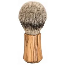 ERBE Shaving-Shop RasierpinselRasierpinsel Silberspitz & Dachshaar Olivenholz 1 Stk.