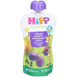 HiPP Quetschie Pflaume, Schwarze Johannisbeere in Birne