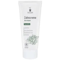 Bioturm Zahnpasta Bioturm Zahncreme, Kräuter ohne Fluorid, 75ml (5 x 75ml)
