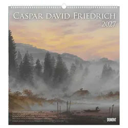 Wandkalender Caspar David Friedrich 2027 Kunstkalender 45x48 cm mit 12 romantischen weiß