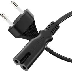 Sonero IEC C7 Netzkabel Eurostecker 5m schwarz