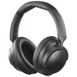 Hama Bluetooth®-Kopfhörer, Over-Ear, Hybric ANC, Mikro, Tasche SW Over-Ear-Kopfhörer (Active Noise Cancelling (ANC), Google Assistant, Multi-Point-Verbindung, Sprachsteuerung, kompatibel mit Siri, Google Assistant, Siri) schwarz