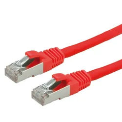 VALUE Patchkabel Cat.6 (Class E) S/FTP (PiMF), LSOH, rot, 5 m