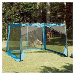 vidaXL Innenzelt, Innenzelt mit Dach mit Speicher Blau 303 x 303 x 196 cm Taft blau
