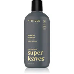 Attitude Super Leaves Men Shower Gel Duschgel für Herren Amber & Citrus 415 ml