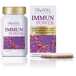 IMMUN POWER Dr.Koll Vitamin C+Vitamin D+Zink Kaps. 60 St