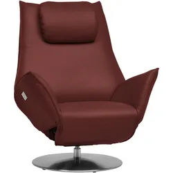 Koinor Relaxsessel , Bordeaux , Leder , Echtleder , Nappaleder , 92x79x90 cm , Goldenes M, Made in Germany, DIN EN ISO 9001, Dgm , Fußauswahl, Lederauswahl, Stoffauswahl, Netzbetrieb , Wohnzimmer, Sessel, Ledersessel