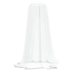 vidaXL Moskitonetz Moskitonetz für Sonnenschirm 220 Mesh Weiß Φ300x230 cm weiß