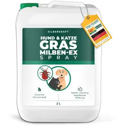 Silberkraft Grasmilben Ex Hund & Katze Spray 2000 ml