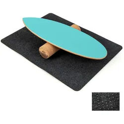 Costway Balancierbrett Blau , Holz , 28x82 cm , Freizeit & Co, Sport & Fitness