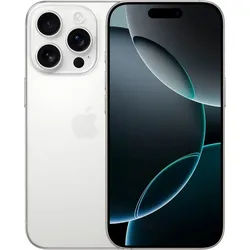 Apple iPhone 16 Pro Smartphone (15,9 cm/6,3 Zoll, 1000 GB Speicherplatz, 48 MP Kamera) weiß