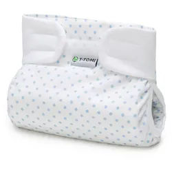 T-Tomi Orthopädisches Spreizh√∂schen für breites Wickeln - klettverschluss Blue dots (5-9 kg) 1 St