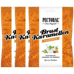 Original Pectoral® Brust-Karamellen Dreierpack