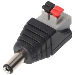 Terminal Block 2-pin auf DC-Stecker 5,50 x 2,10 mm mit Push-down-Klemmbefestigung