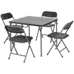 Campingtisch mit Bänken Coleman Picnic Set 4 schwarz