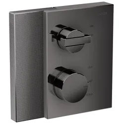 hansgrohe Unterputzarmatur Axor Edge Thermostat mit Absperrventil Unterputz - (Diamantschliff)