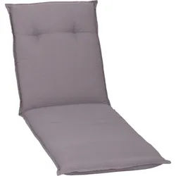 Gardenson Liegenauflage , Hellgrau , Textil , Uni , Füllung: Schaumstoff, Fleece,Schaumstoff, Fleece , 58x8x191 cm , bügelfrei, formstabil, für den Außenbereich geeignet, wetterfest, mittels Bändern zu befestigen, mittels Gurtband zu befestigen , Gartenmöbel, Gartenpolster & Auflagen, Liegenauflagen
