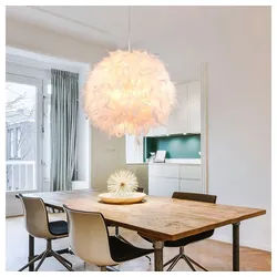 GLOBO LIGHTING LED Kugelleuchte, Leuchtmittel nicht inklusive, Pendel Lampe Wohn Ess Zimmer Decken Hänge Beleuchtung Feder Kugel weiß
