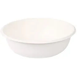 NATURESTAR Einwegschale, tief, Einwegschale aus Zuckerrohr mit hoher Wasserresistenz, 1 Packung = 25 Stück, 1000 ml